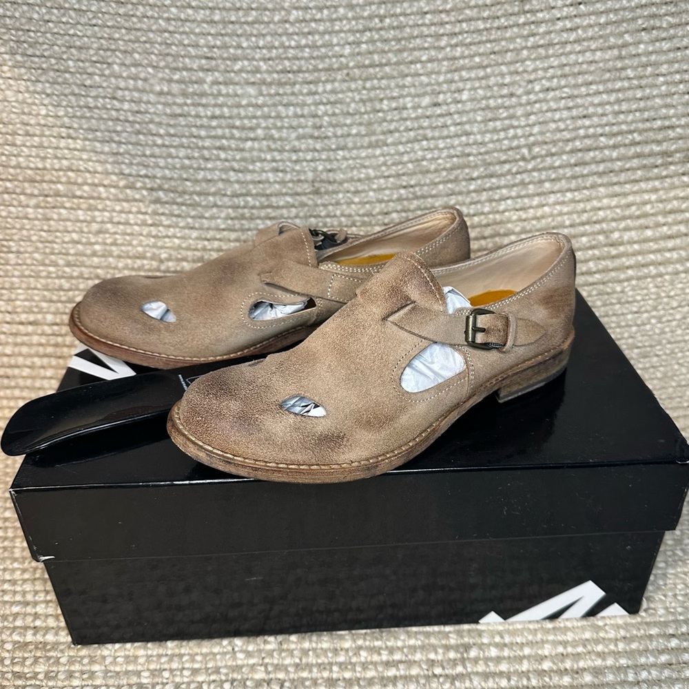 NWT Area Forte Leather Cutout Shoes/Fisherman Sandals sz 40